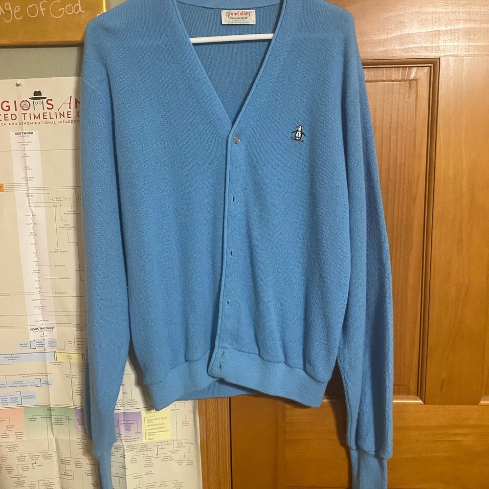 Pendleton Light Blue Cardigan Sweater